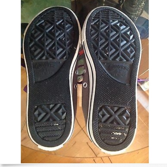 Converse All Star Junior Shoes Sz 3 Charcoal CT - Picture 4 of 9